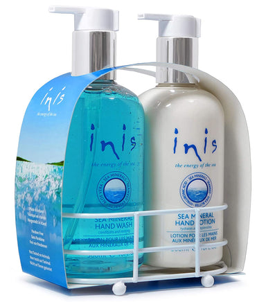 Inis the Energy of the Sea Liquid Hand Soap & Hand Lotion Caddy