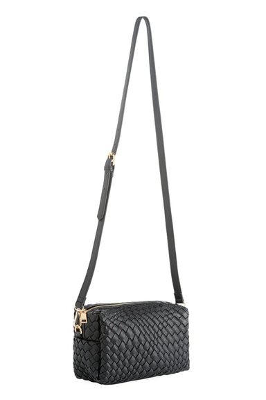 Blythe Boxy Cross-Body Bag, Black