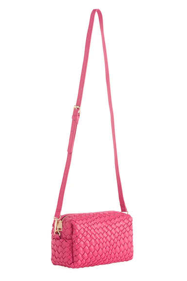 Blythe Boxy Cross-Body Bag, Magenta