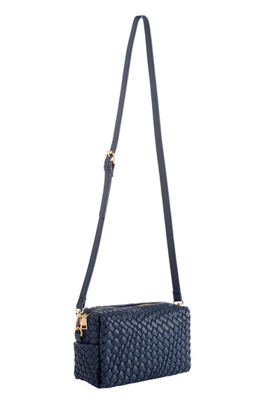 Blythe Boxy Cross-Body Bag, Navy