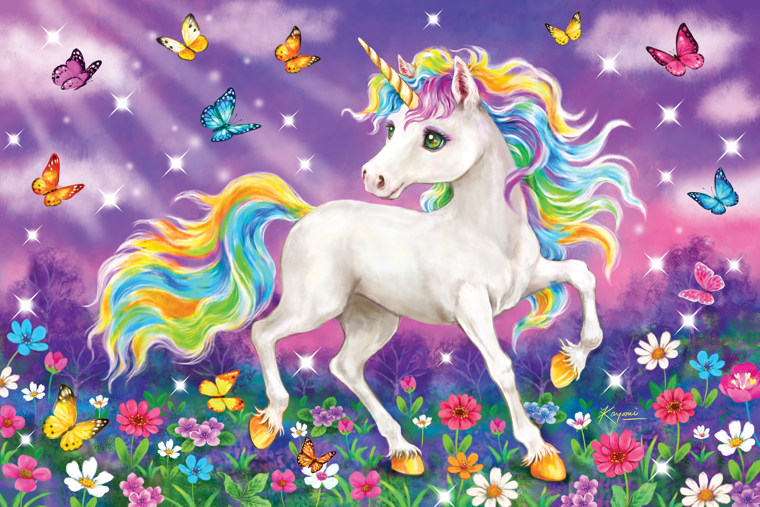 Unicorn World Kids' Floor Puzzle