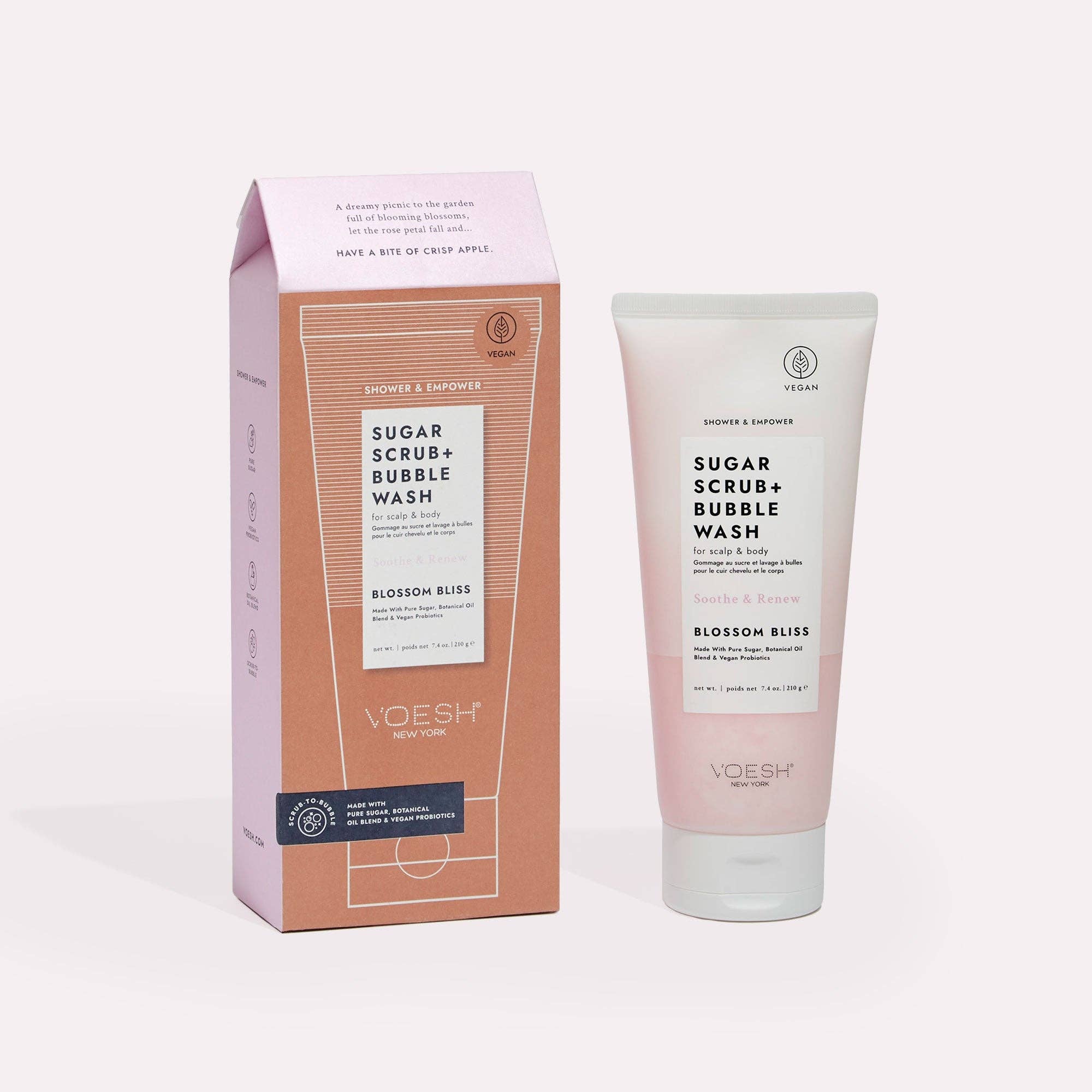 Sugar Scrub + Bubble Wash Blossom Bliss
