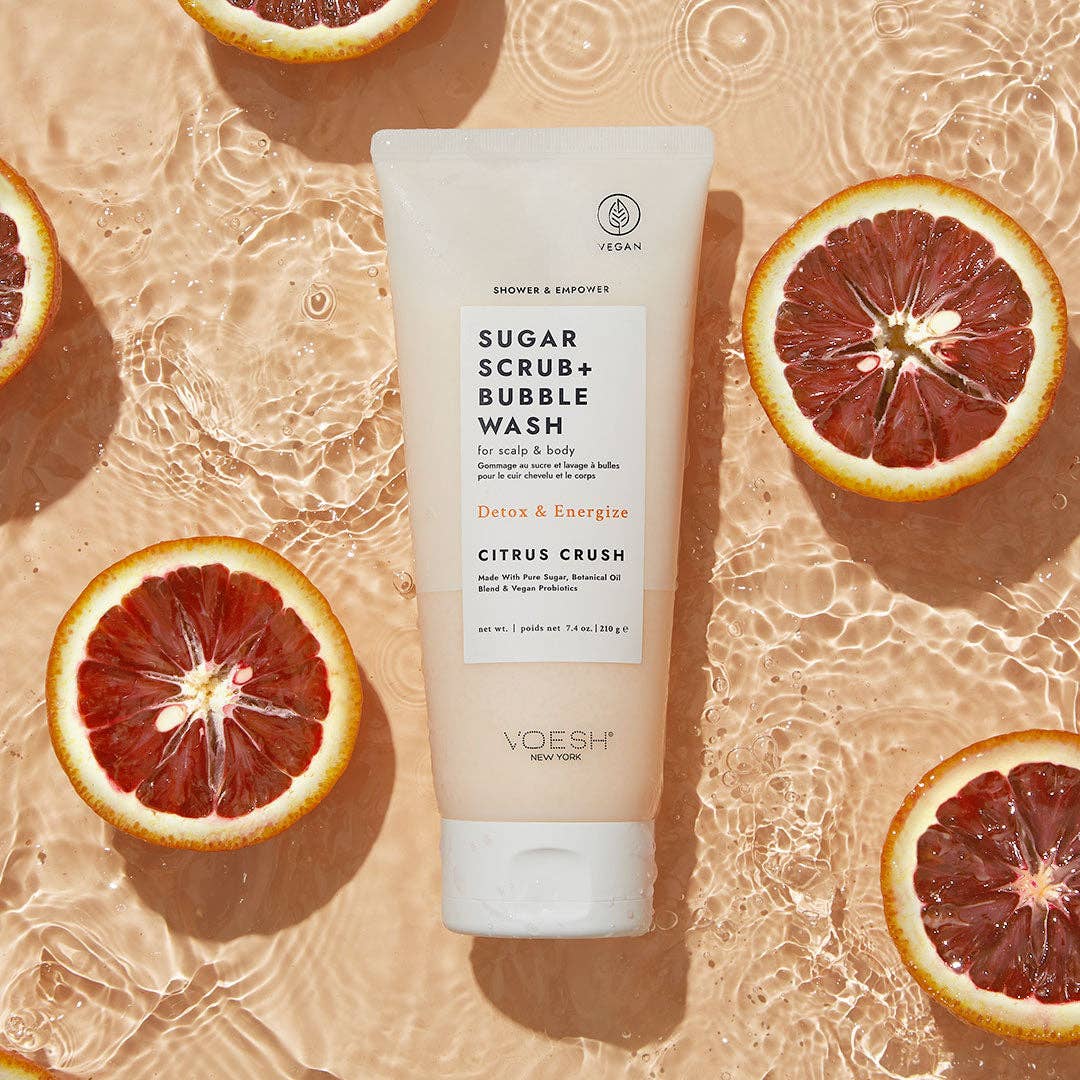 Sugar Scrub + Bubble Wash Citrus Crush: Single