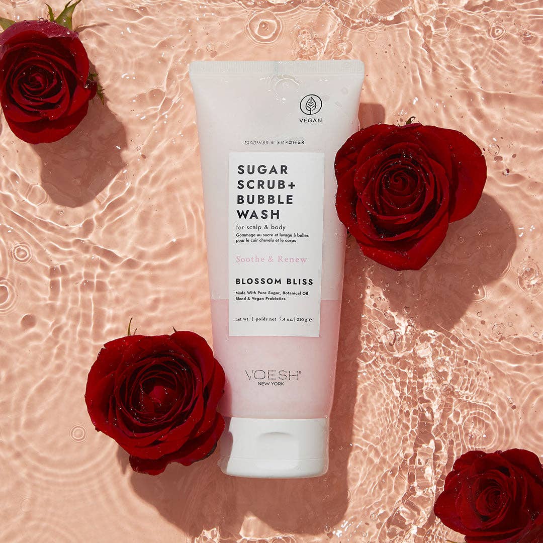 Sugar Scrub + Bubble Wash Blossom Bliss