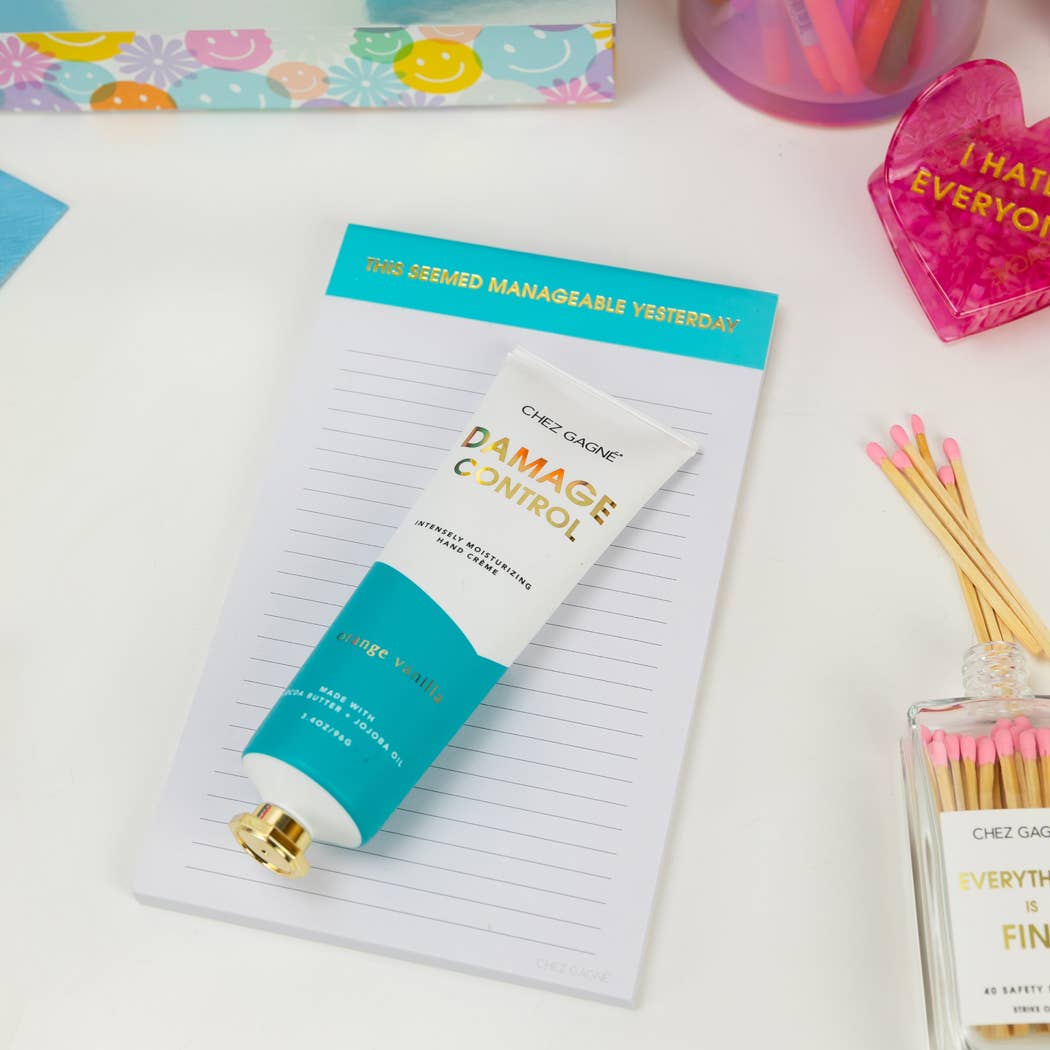 Damage Control - Funny Hand Cream Gift, Orange Vanilla