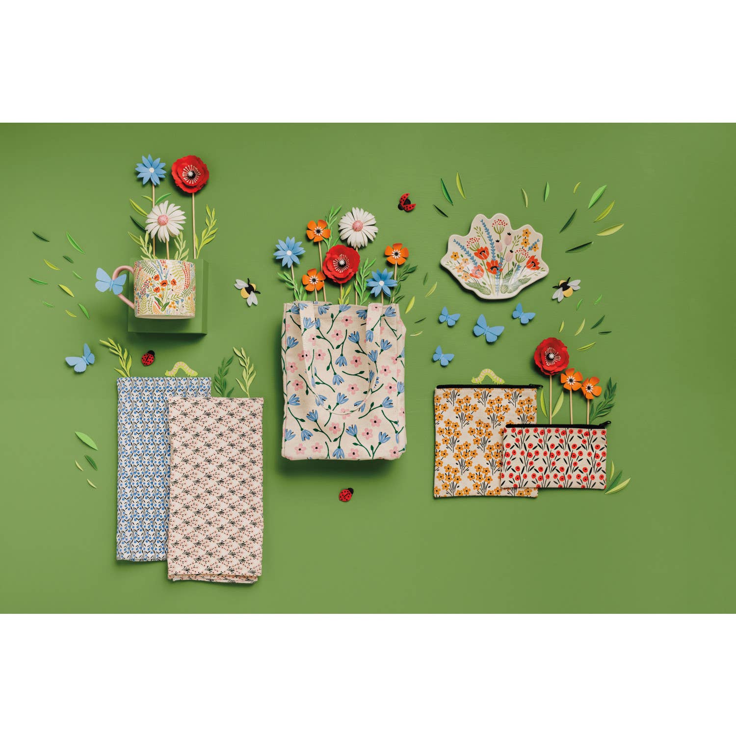 Bouquet Mug in a Box: Multi-Colored