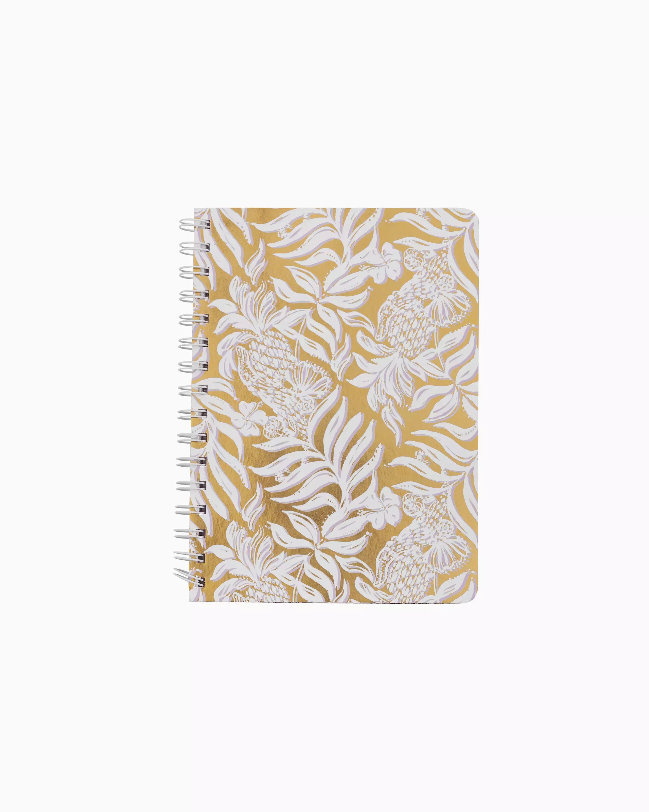 Lilly Pulitzer Mini Notebook - Gold Metallic