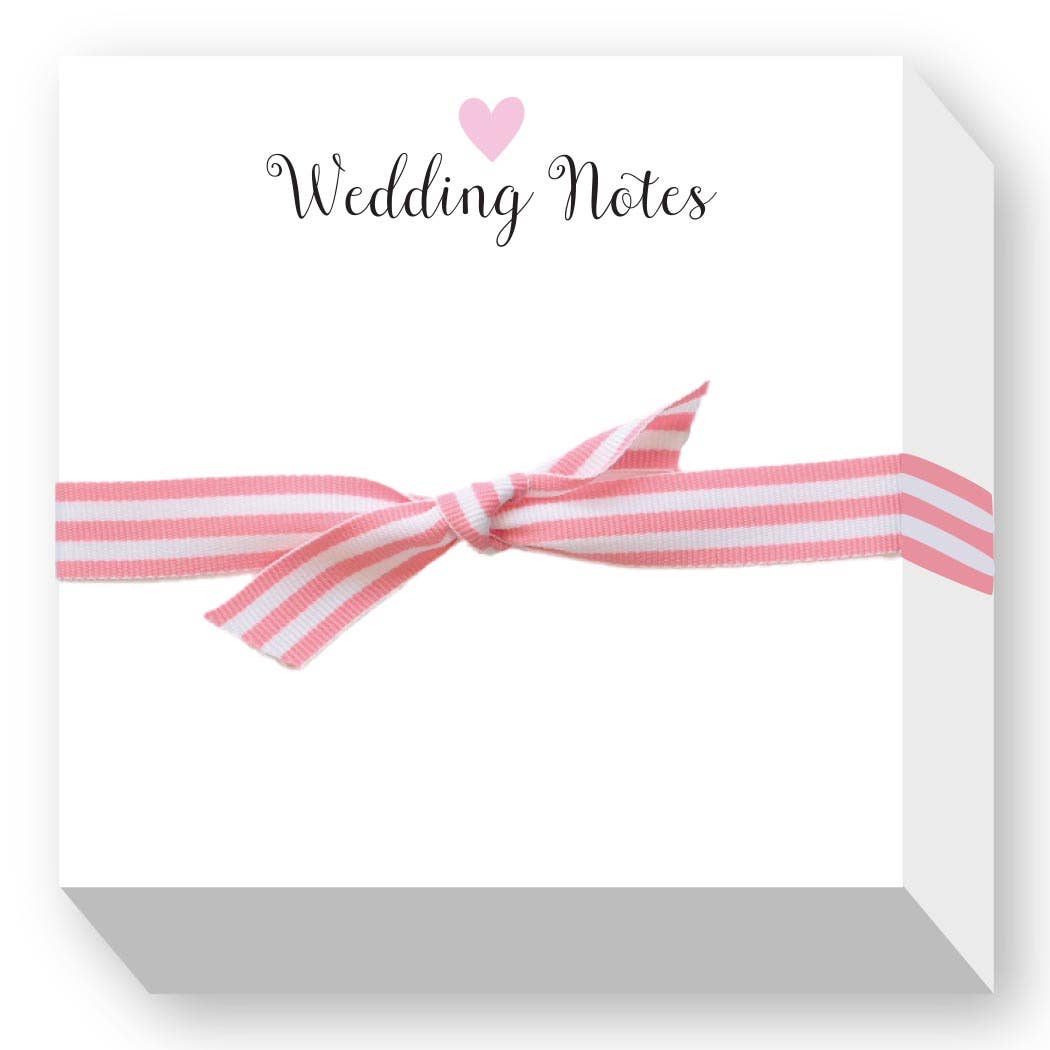 WEDDING NOTES CHUBBIE NOTEPAD