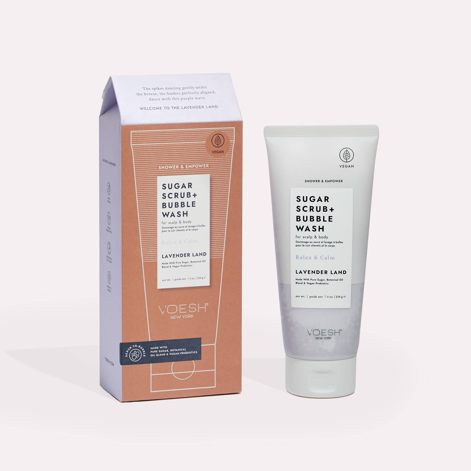 Sugar Scrub + Bubble Wash Lavender Land