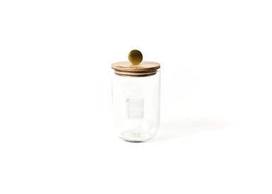 Mini Wooden Lid Glass JAr