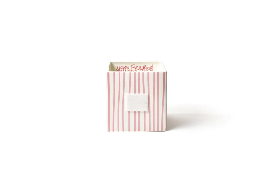 Pinkl Stripe Mini Nesting Cube Medium
