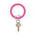 Silicone Key Ring, Tickled Pink