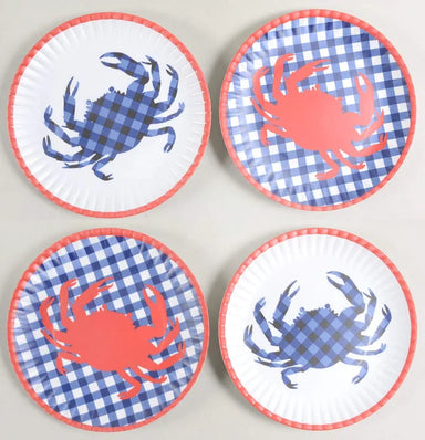 Crab Luncheon Plates, Melamine