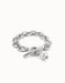 Large Link Bracelet with a Pearl