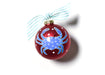 Blue Crab Glass Ornament