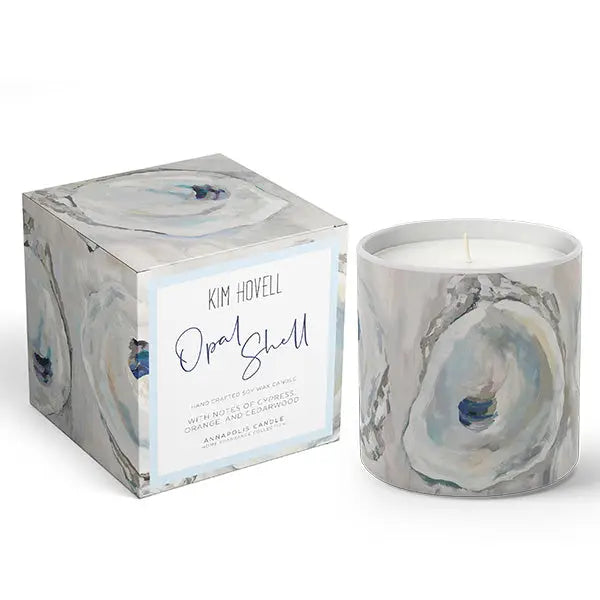Opal Shell 8oz Candle - Kim Hovell Collection