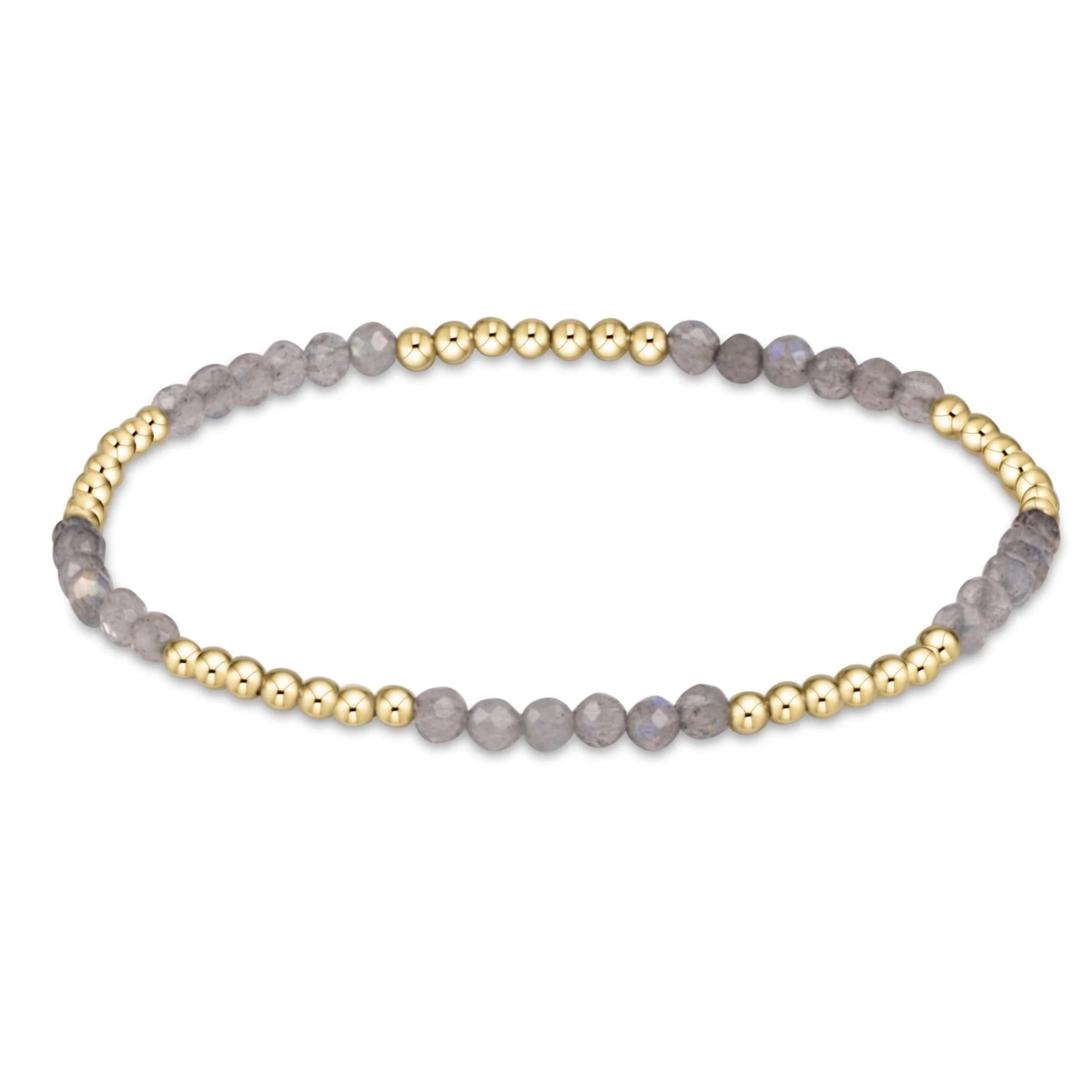 enewton Blissful Pattern 2.5mm Beaded Bracelet, Labradorite