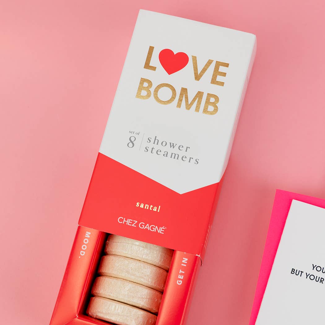 Love Bomb - Aromatherapy Shower Steamers - Santal - Set of 8