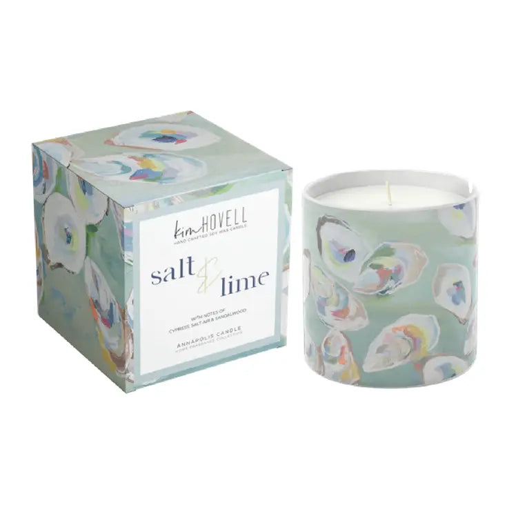 Salt & Lime 8oz Candle - Kim Hovell Collection