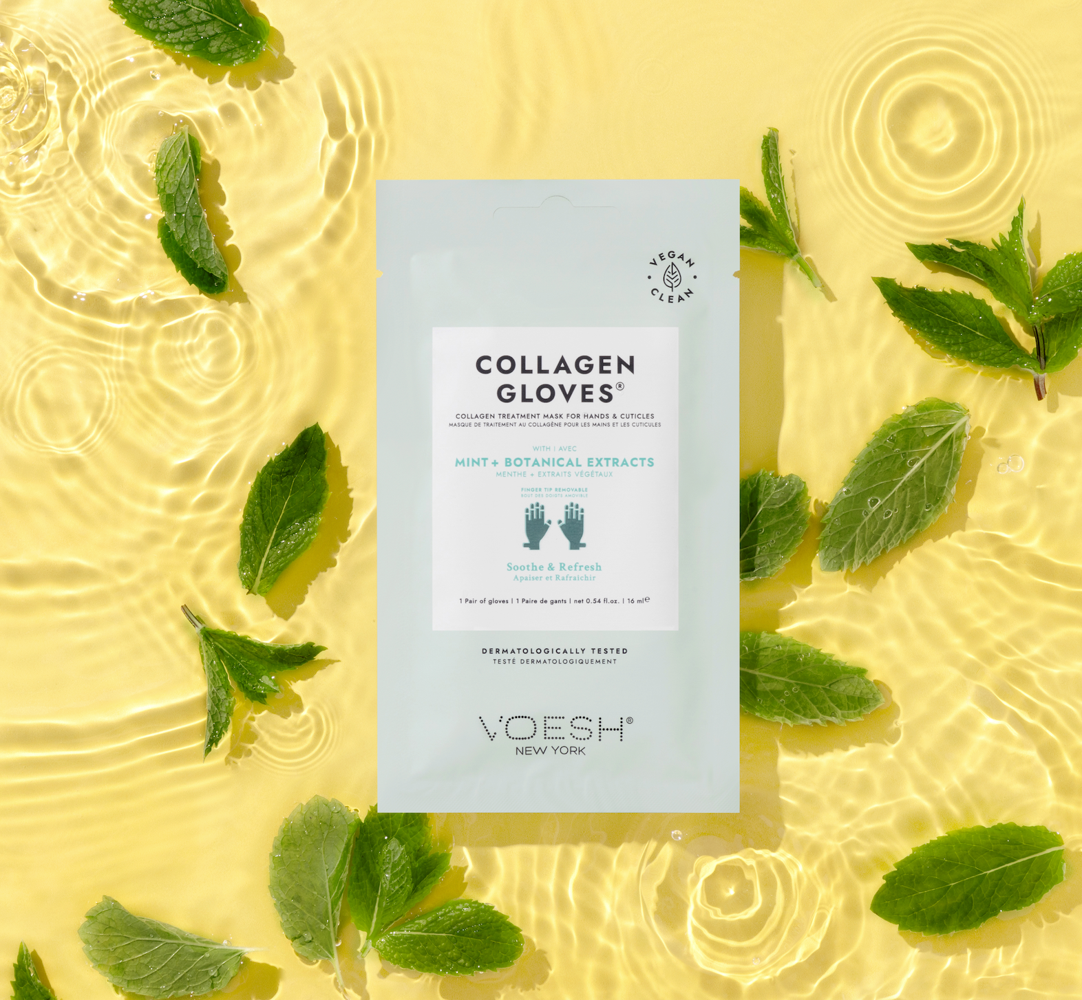 Collagen Gloves with Mint + Botanical Extracts