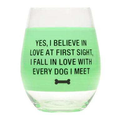 Love At First Sight Wine Glass