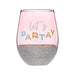 Let's Partay Wine Glass
