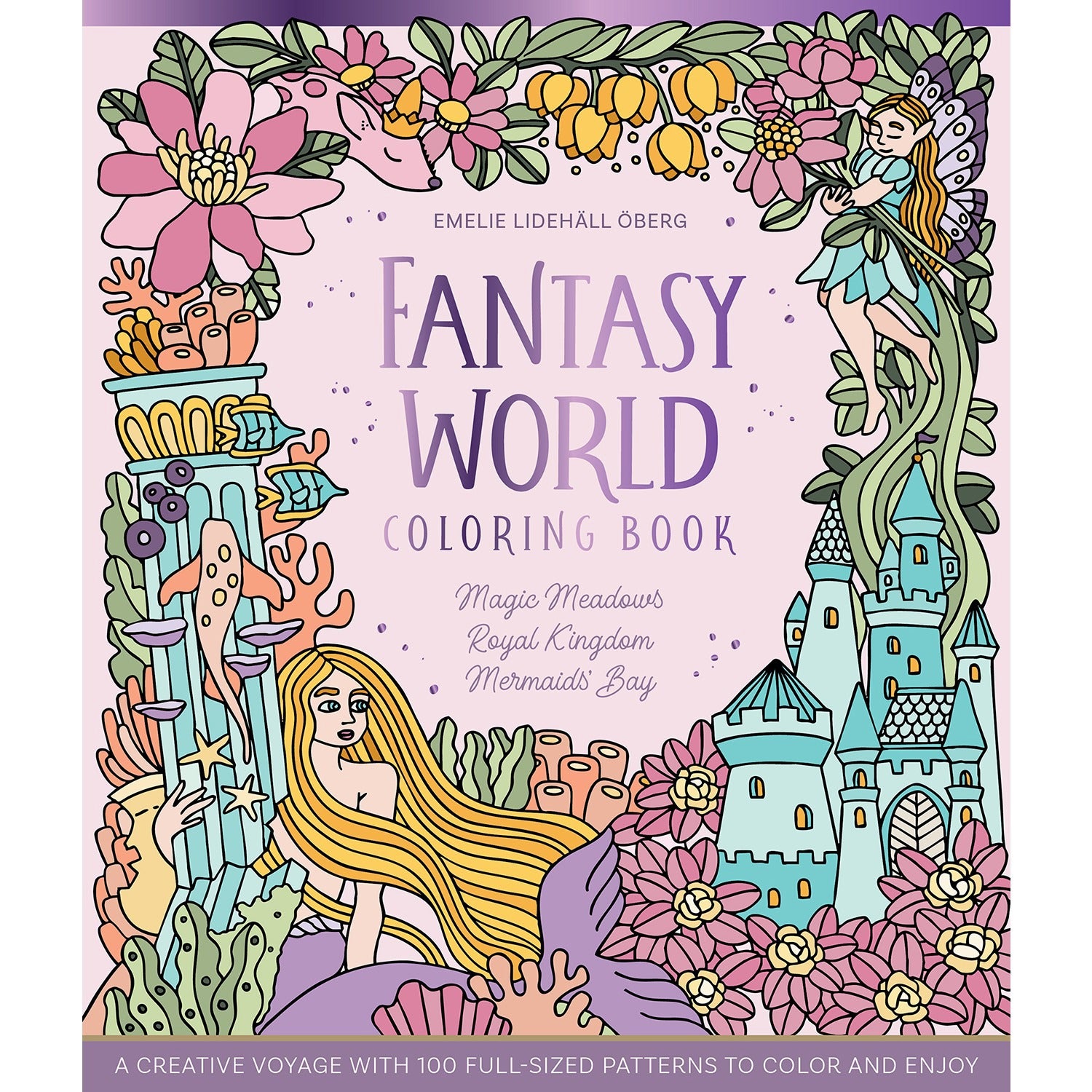 Fantasy World Coloring Book MAGIC MEADOWS - ROYAL