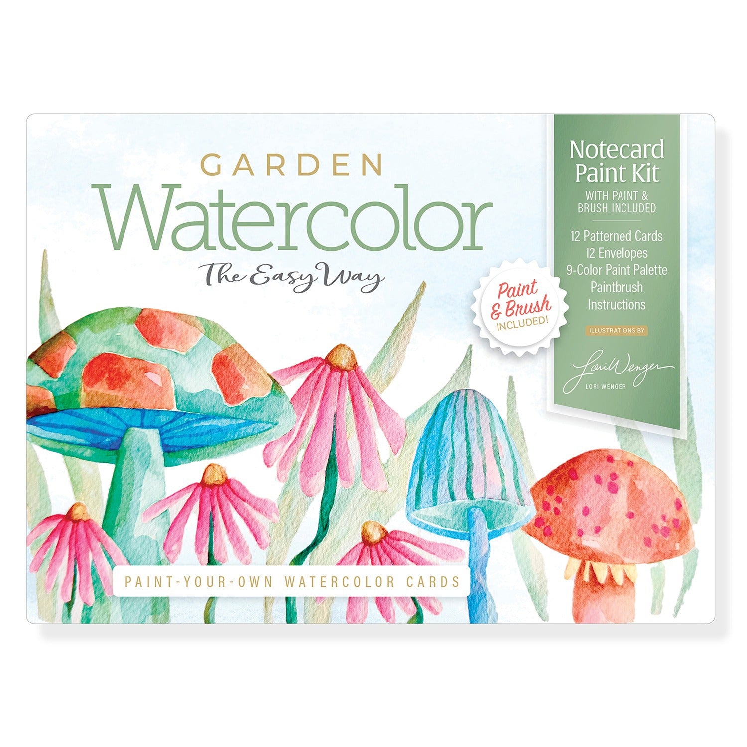 Watercolor the Easy Way Notecards - Garden