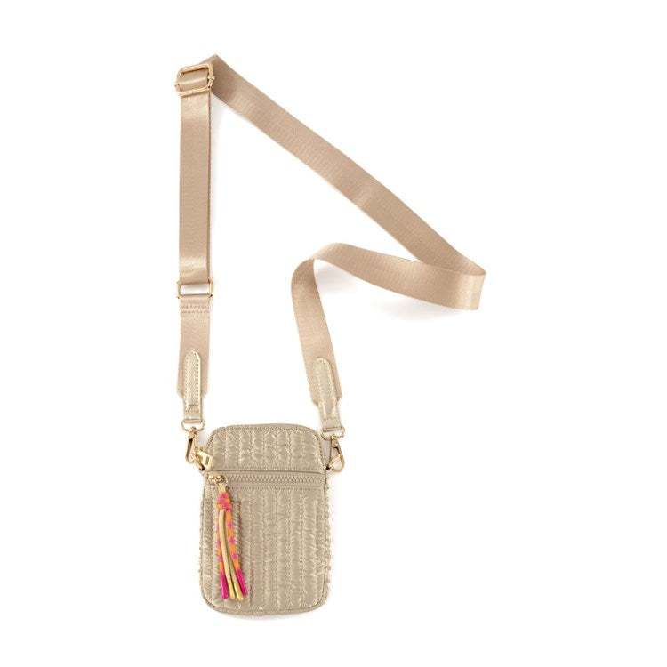 LOGAN PHONE HOLDER, GOLD