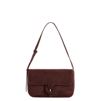 JULIETTE SHOULDER BAG,CHOCOLATE