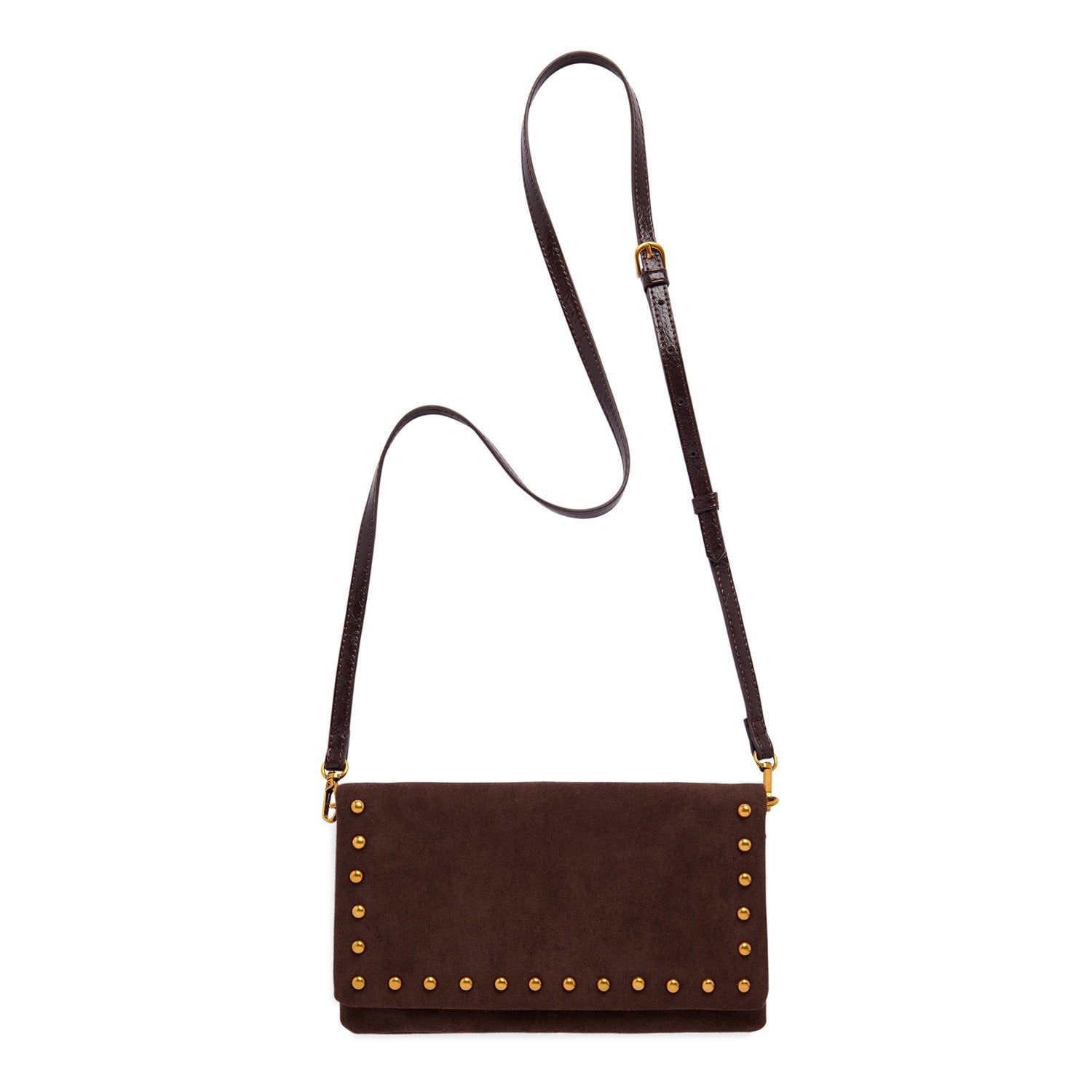LENNON CROSS-BODY/WRISTLET,CHOCOLATE