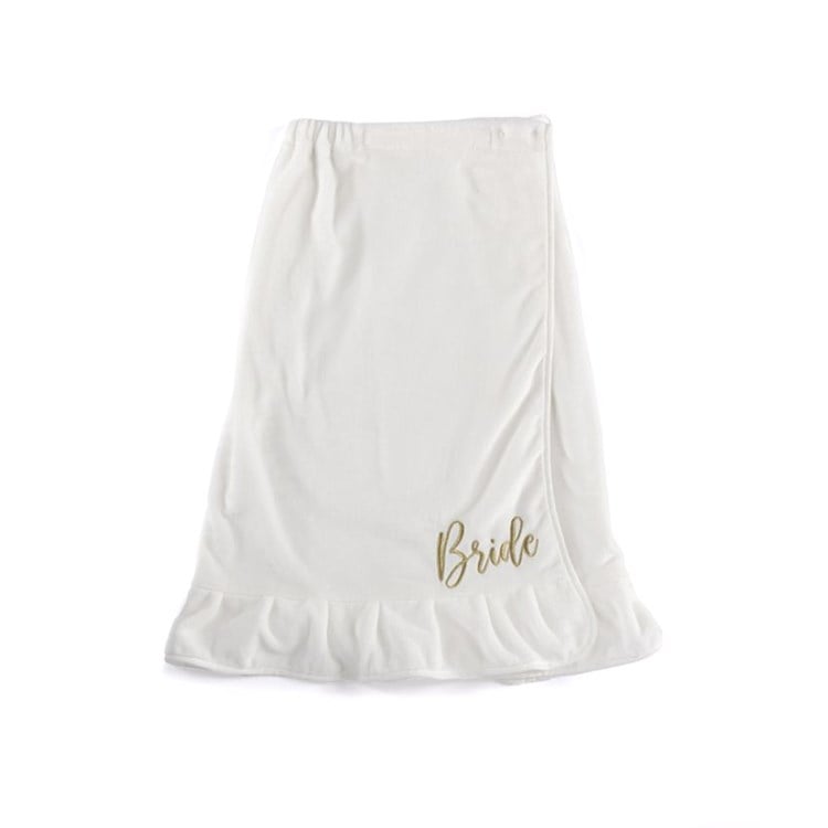 BRIDE BATH WRAP,IVORY