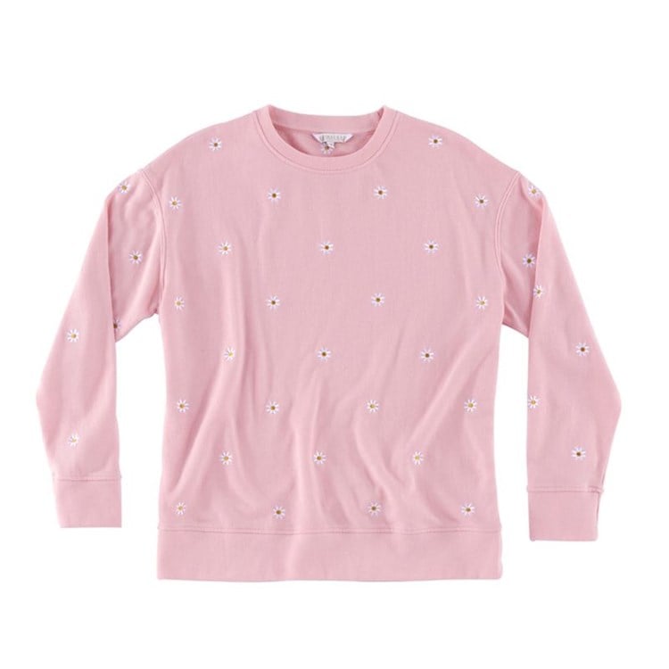 ASSORTED SET OF 6 DAISY SWEATSHIRTS,PINK