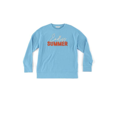ENDLESS SUMMER SWEATSHIRT MEDIUM,AQUA