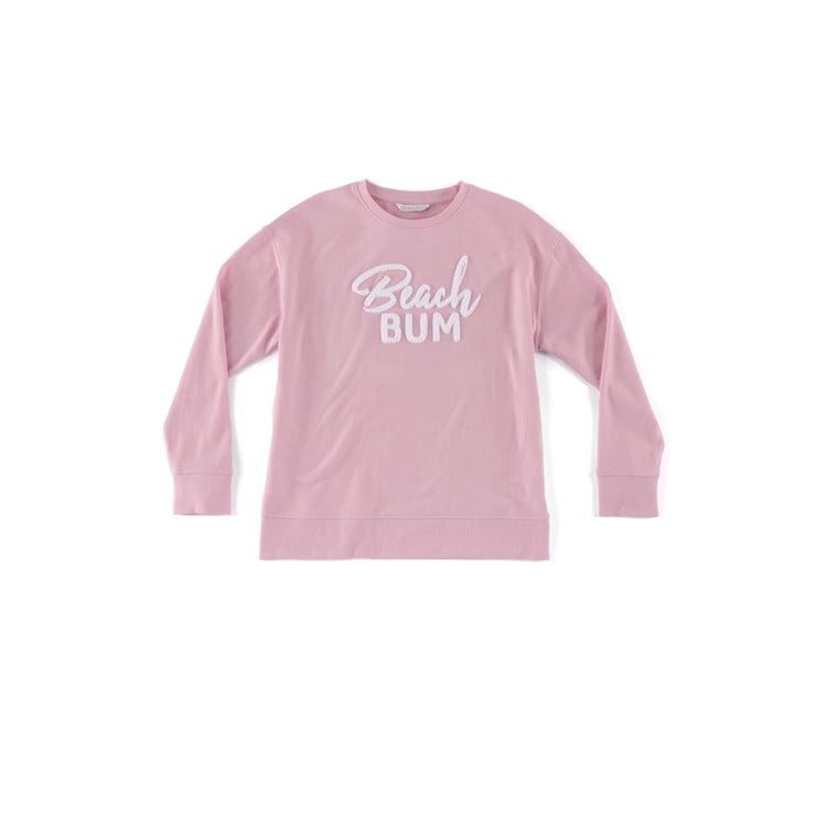 ASSORTED SET OF 6 BEACH BUM SWEATSHIRTS ,BLUSH