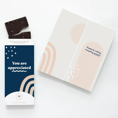 You Are Appreciated Greeting Card w/Chocolate