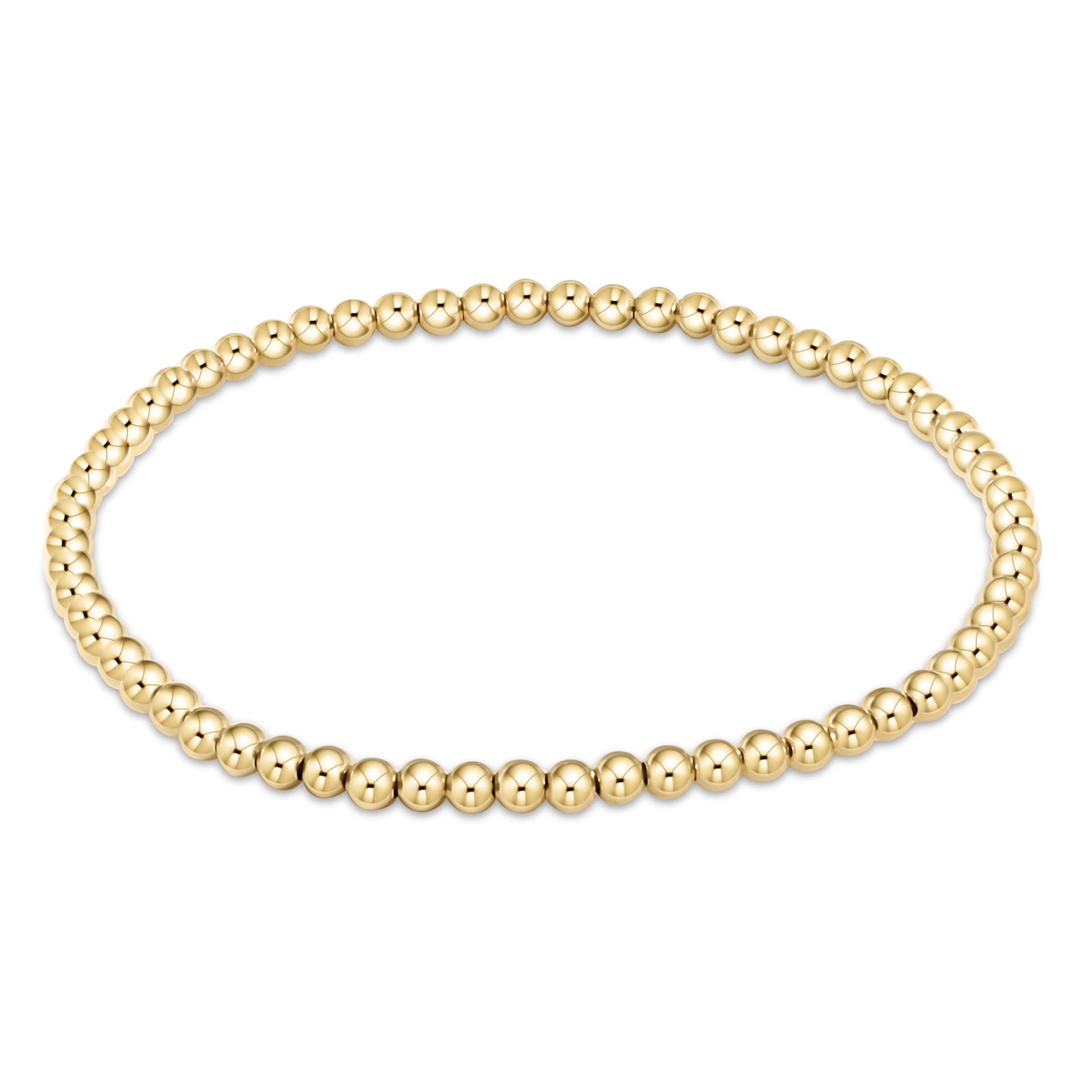 enewton Classic Gold 3 mm Bead Bracelet
