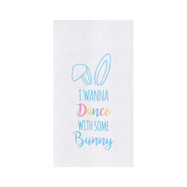 Dance With Bunny Kitchen Towel