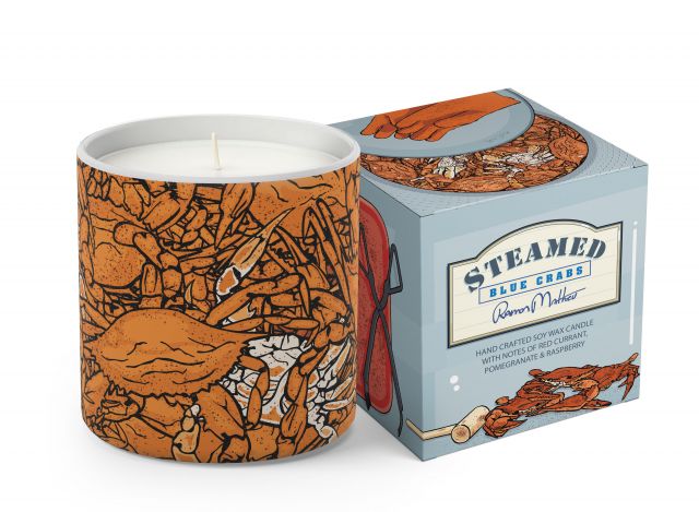 Steamed - Blue Crabs Boxed Candle - Kim Hovell Collection